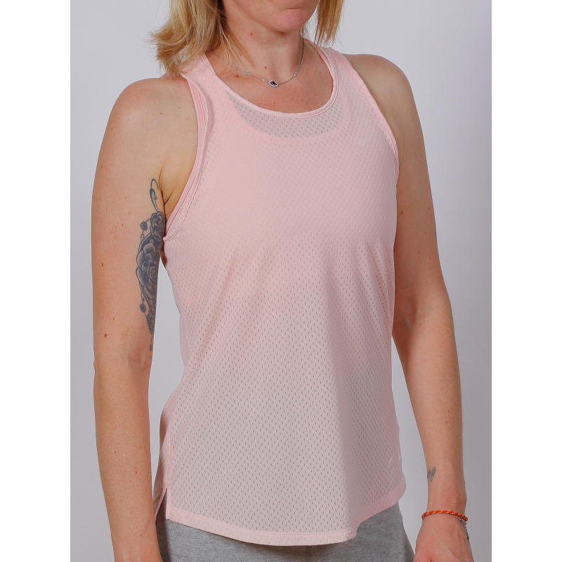 Débardeur de sport breath rose femme - Nike