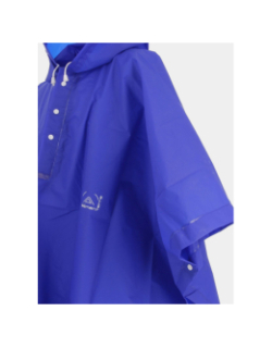 Poncho de pluie à capuche bleu - Elémenterre