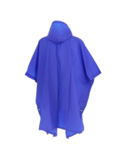 Poncho de pluie à capuche bleu - Elémenterre