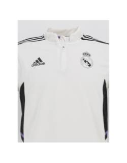 Sweat de football real madrid blanc homme - Adidas