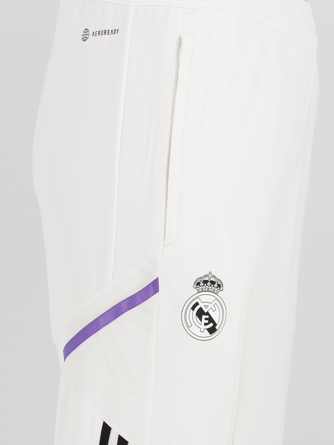 Jogging de football real madrid blanc homme - Adidas