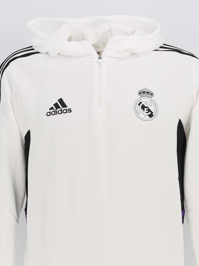 Sweat de football real madrid blanc homme - Adidas
