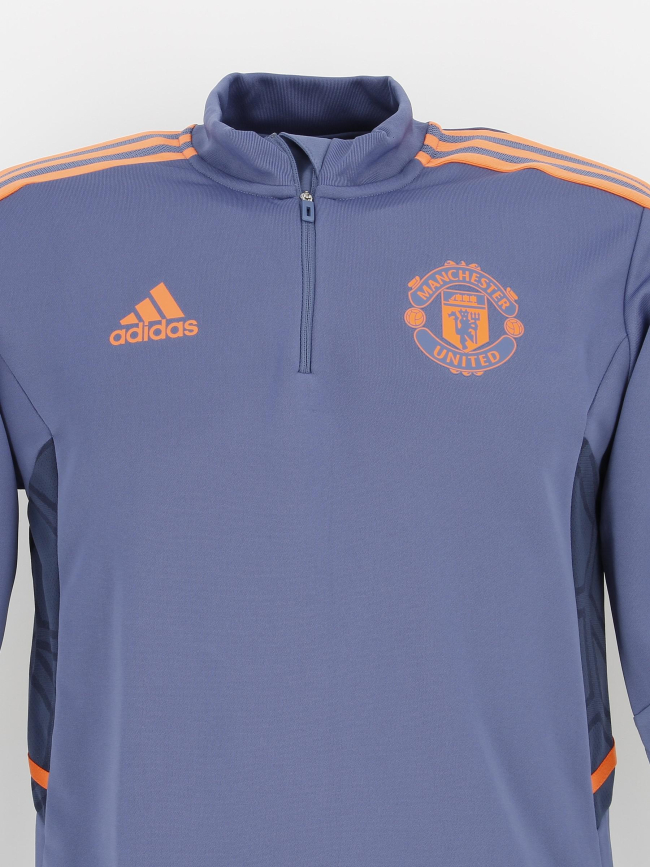 Sweat de football manchester 2021.22 bleu homme - Adidas