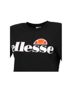 T-shirt crop alberta noir femme - Ellesse