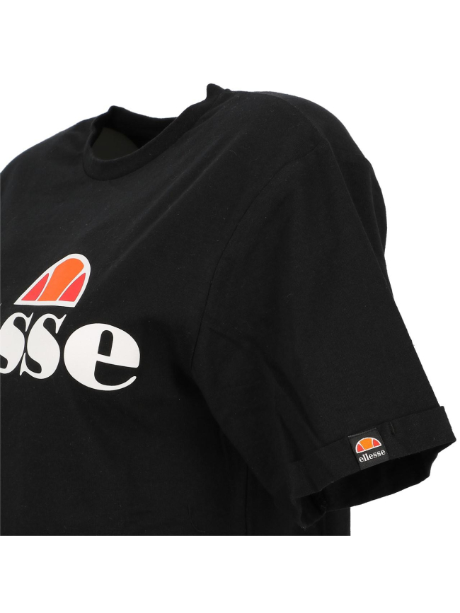 T-shirt crop alberta noir femme - Ellesse