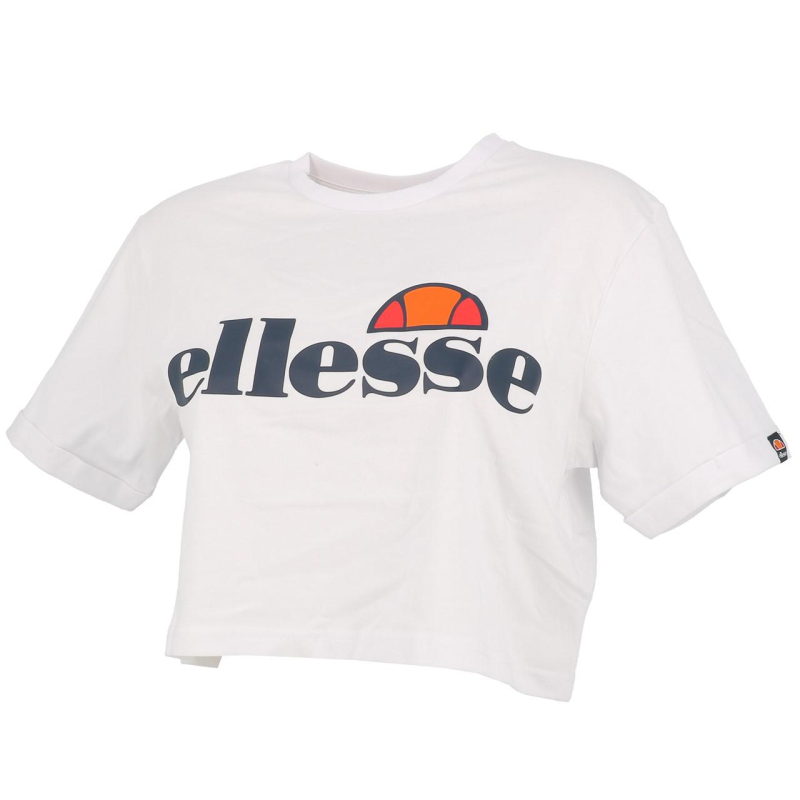 T-shirt crop alberta blanc femme - Ellesse