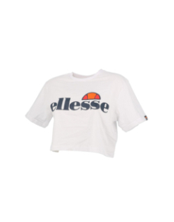 T-shirt crop alberta blanc femme - Ellesse