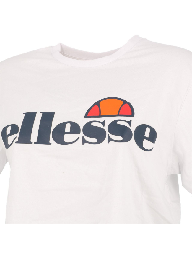 T-shirt crop alberta blanc femme - Ellesse