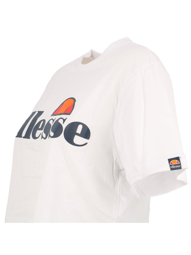 T-shirt crop alberta blanc femme - Ellesse