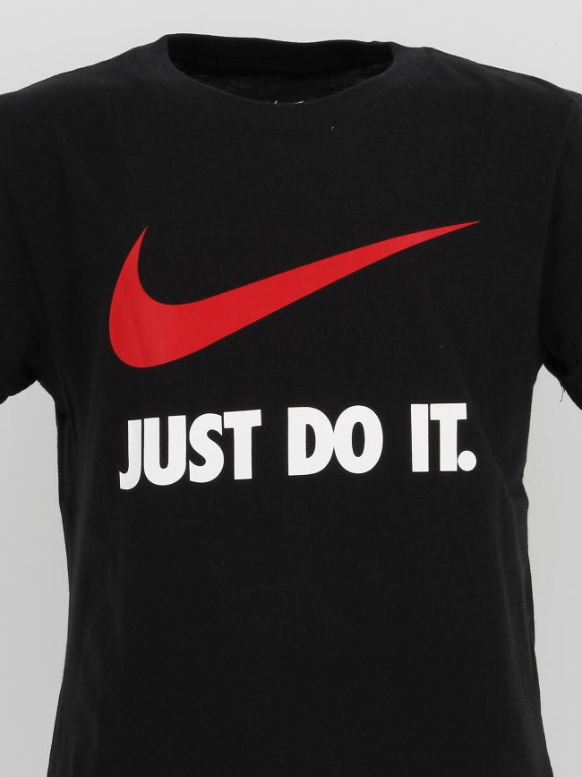 T-shirt sport swoosh noir garçon - Nike