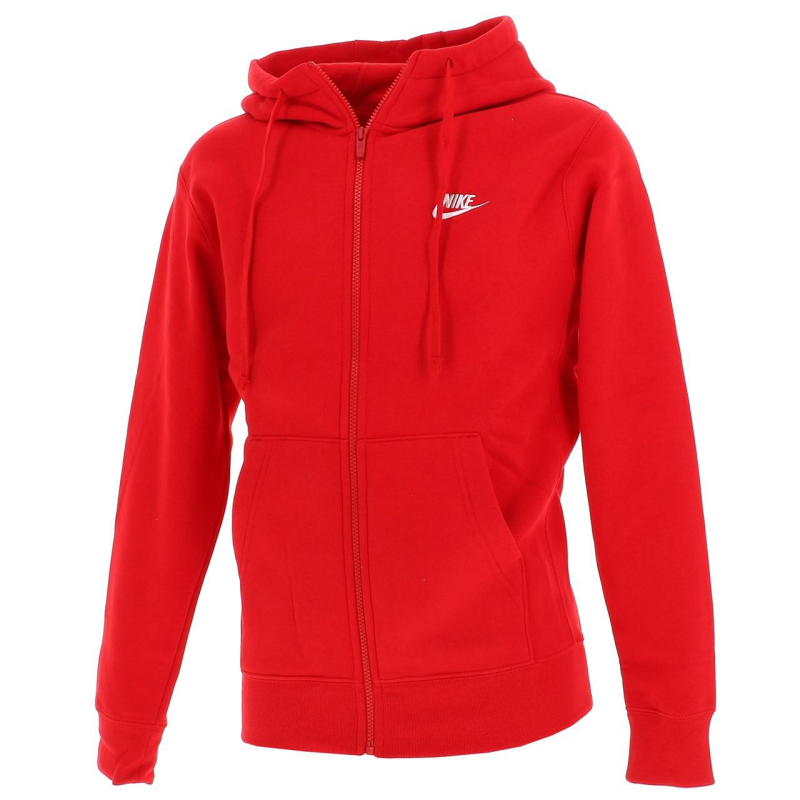 Sweat zippé à capuche club rouge homme - Nike