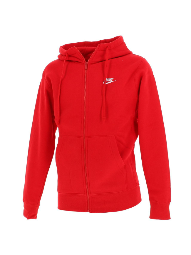 Sweat zippé à capuche club rouge homme - Nike