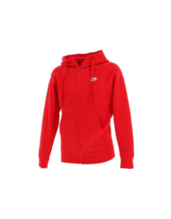 Sweat zippé à capuche club rouge homme - Nike