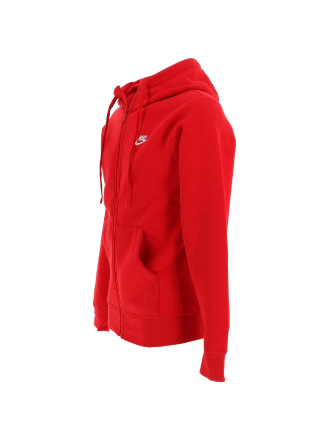 Sweat zippé à capuche club rouge homme - Nike