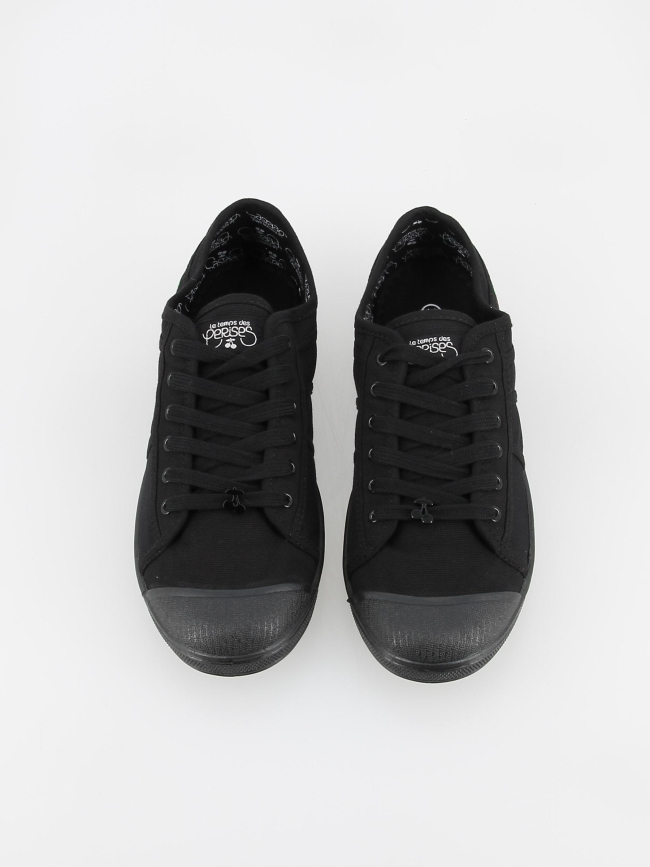 Chaussures en toile noir femme - Le Temps des Cerises