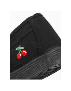 Chaussures en toile noir femme - Le Temps des Cerises