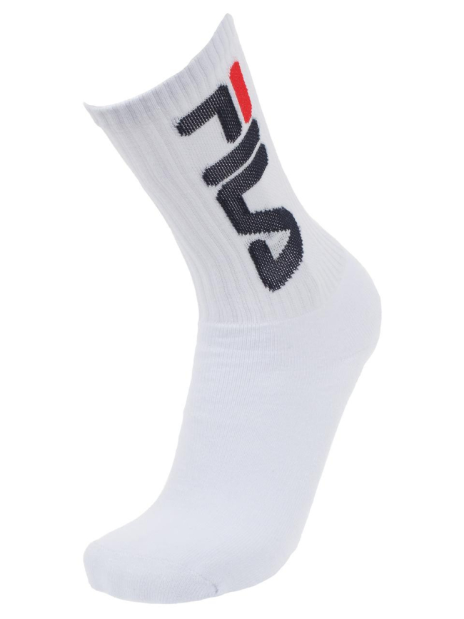 Pack 2 paires chaussettes sport blanc - Fila