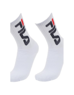 Pack 2 paires chaussettes sport blanc - Fila