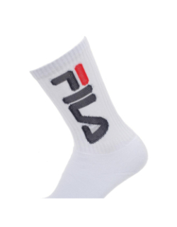 Pack 2 paires chaussettes sport blanc - Fila