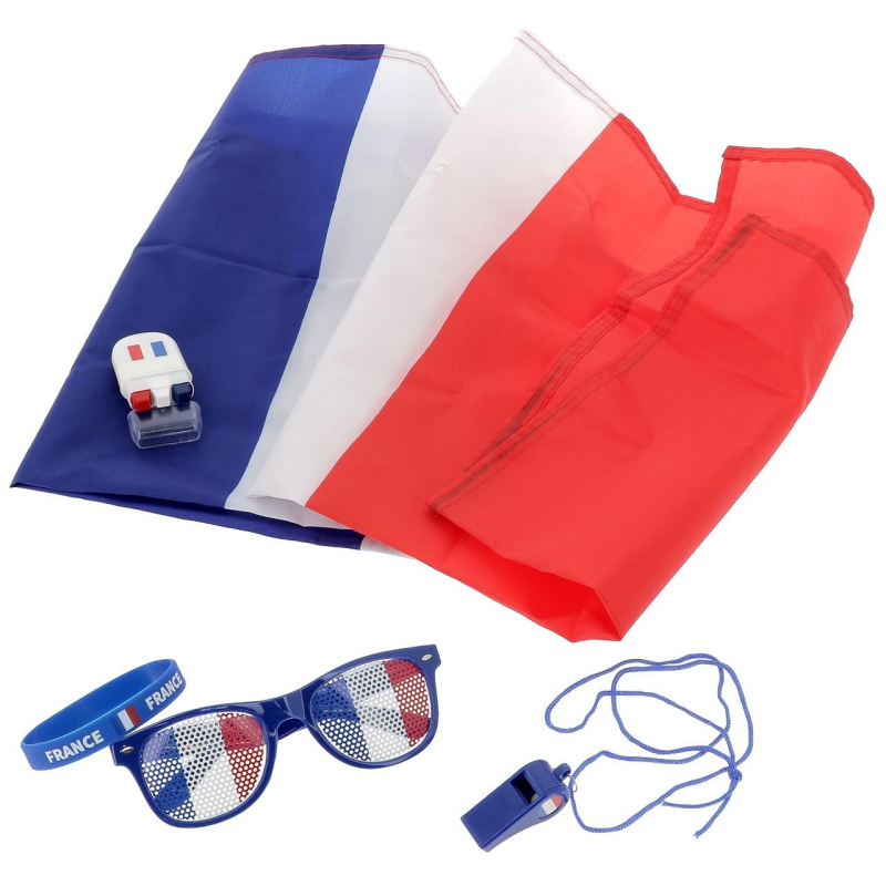 Pack supporter france uff multicolore - Holiprom