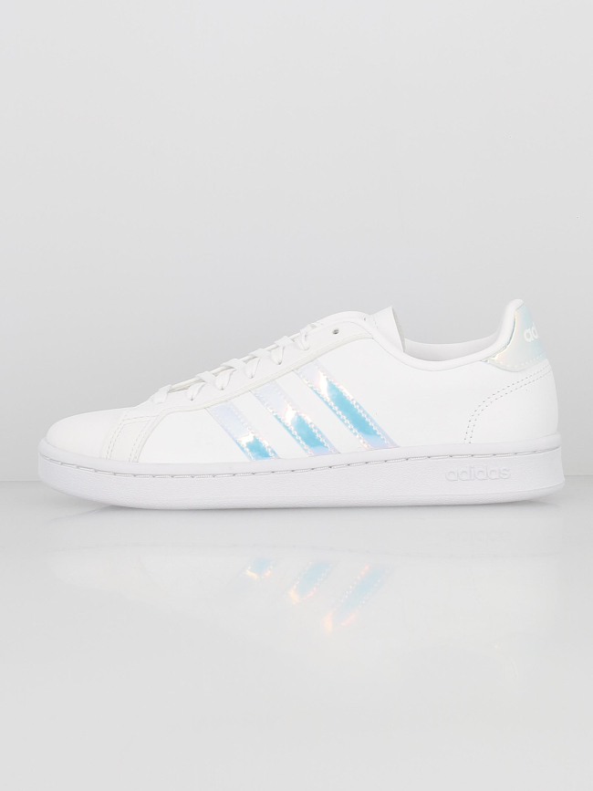 Grand court baskets iridescent blanc femme - Adidas