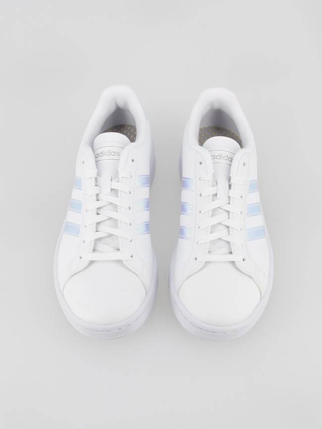 Grand court baskets iridescent blanc femme - Adidas