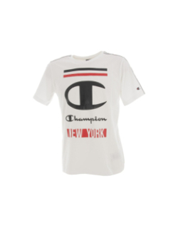 T-shirt tape biglogo blanc garçon - Champion