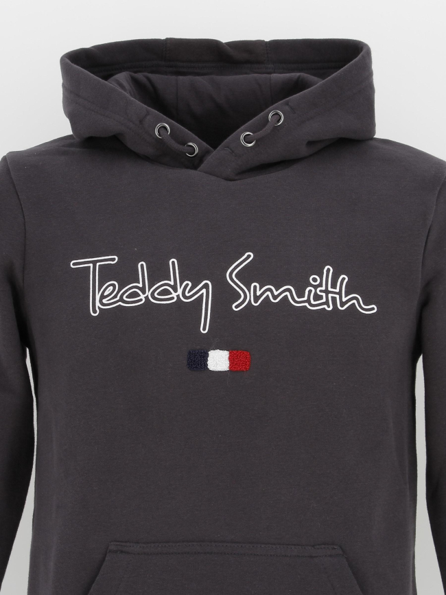 Sweat à capuche seven bleu marine garçon - Teddy Smith