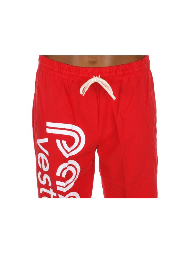 Jogging uni H rouge/blanc - Panzeri