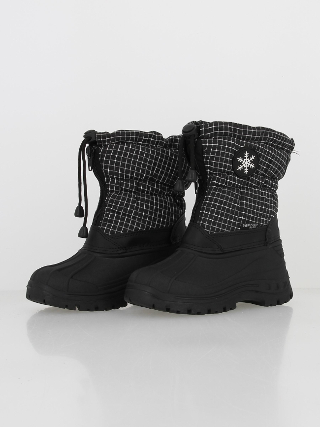 Bottes de neige film noir enfant - Alpes Vertigo