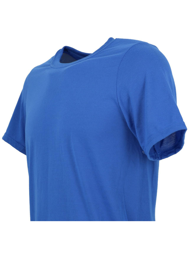 T-shirt basic uni performance bleu homme - Gildan