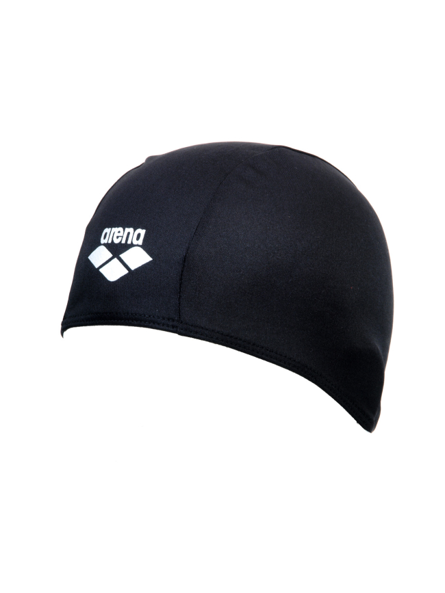 Bonnet de bain natation polyester noir enfant - Arena