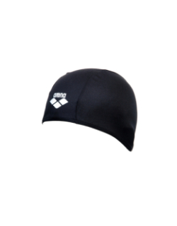 Bonnet de bain natation polyester noir enfant - Arena