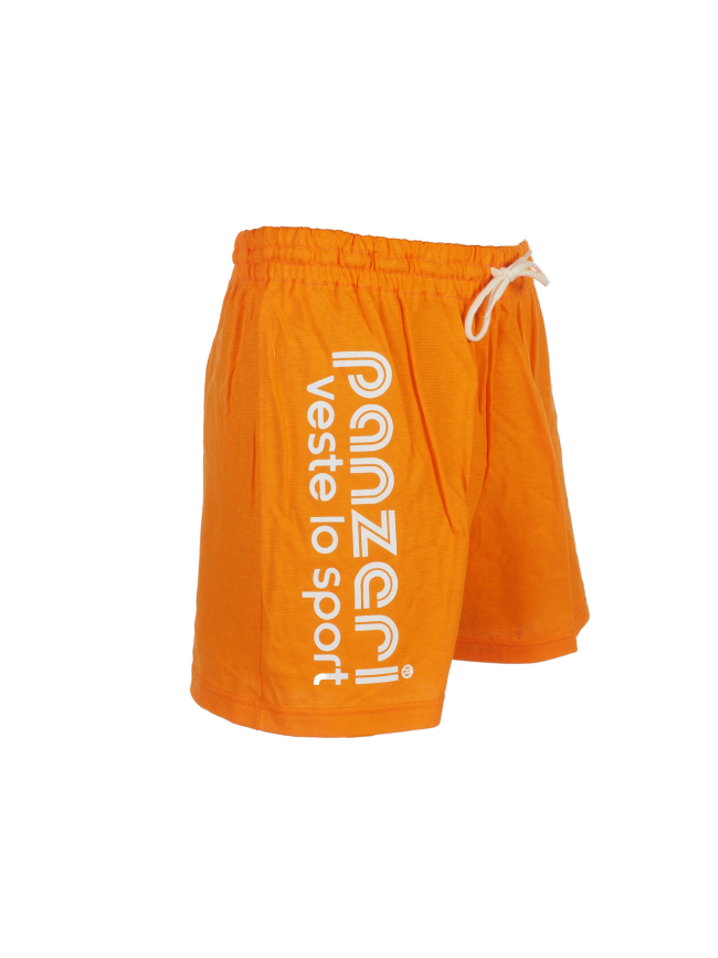 Short uni A orange/blanc - Panzeri