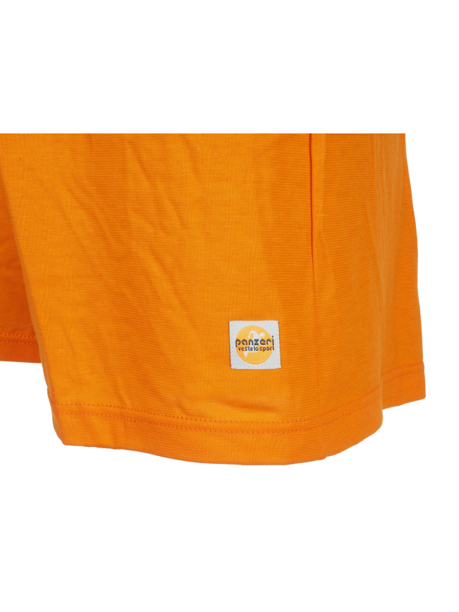 Short uni A orange/blanc - Panzeri