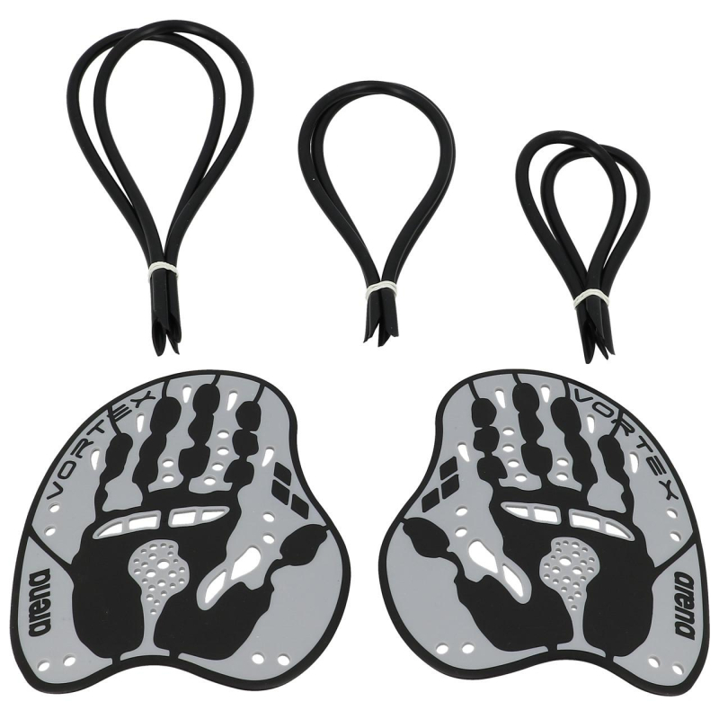 Hand paddle d'entrainement vortex gris - Arena