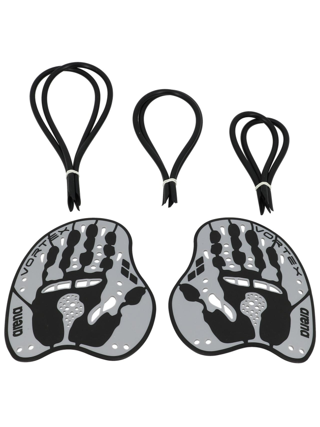 Hand paddle d'entrainement vortex gris - Arena