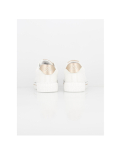 Baskets basses compensées tudy blanc doré femme - Kappa