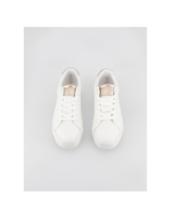 Baskets basses compensées tudy blanc doré femme - Kappa