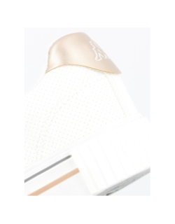 Baskets basses compensées tudy blanc doré femme - Kappa