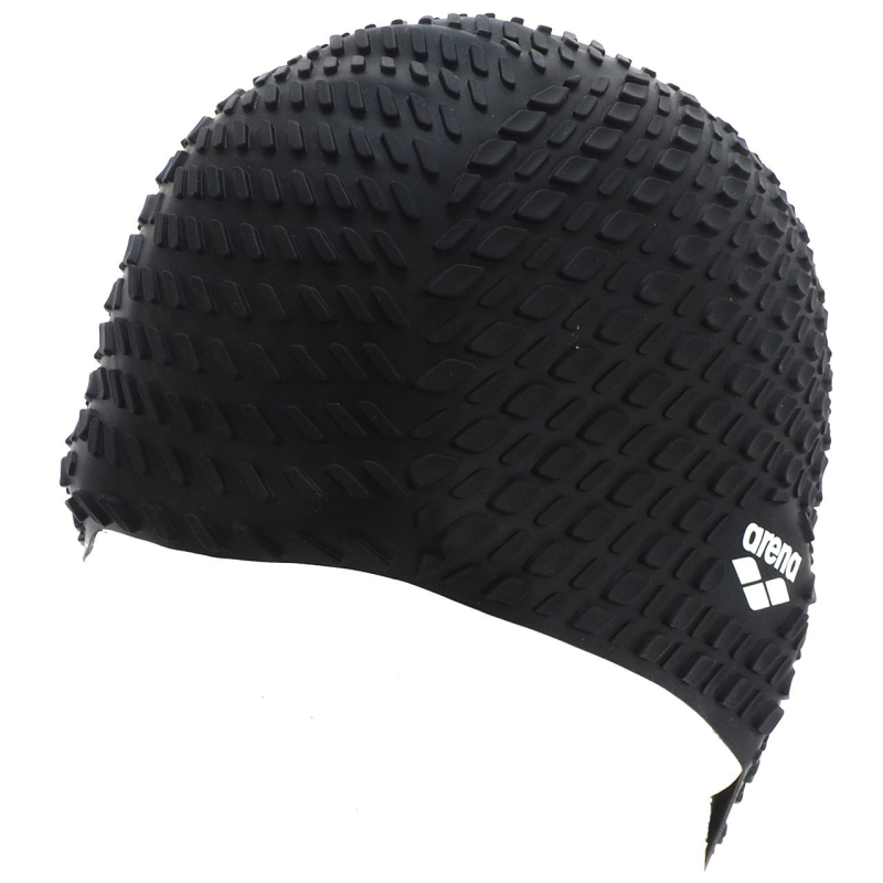 Bonnet de bain natation noir femme - Arena