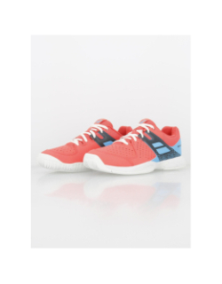 Chaussures de badminton pulsion rose fille - Babolat