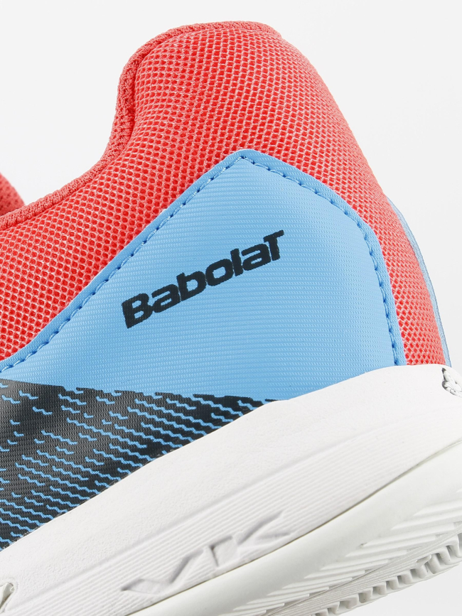 Chaussures de badminton pulsion rose fille - Babolat