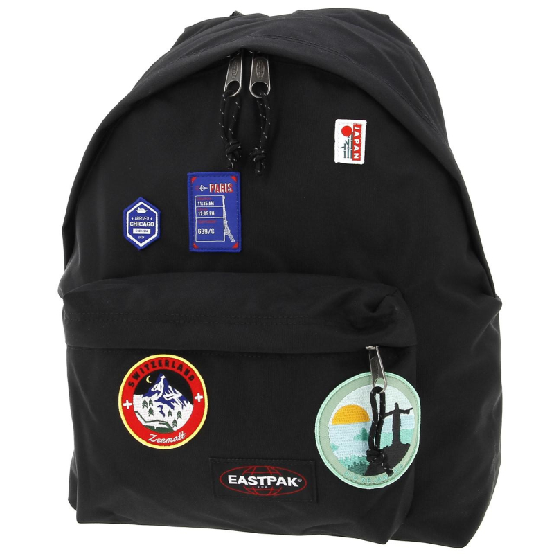 Sac à dos Eastpak padded pak patched noir