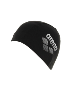 Bonnet de bain natation logo noir enfant - Arena