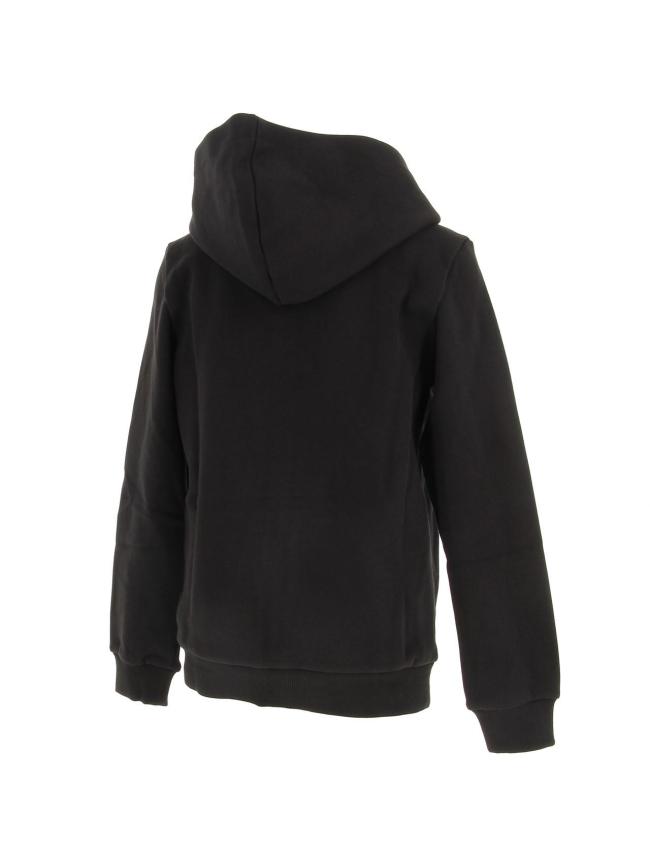 Sweat à capuche zippé logo noir enfant - Puma