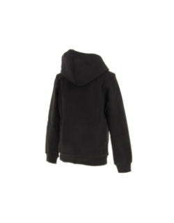 Sweat à capuche zippé logo noir enfant - Puma