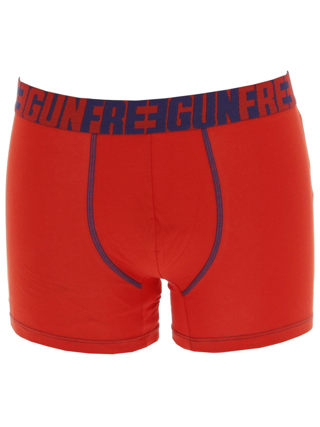 Pack 2 boxers noir/rouge homme - Freegun