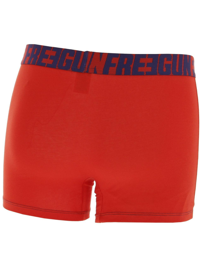 Pack 2 boxers noir/rouge homme - Freegun