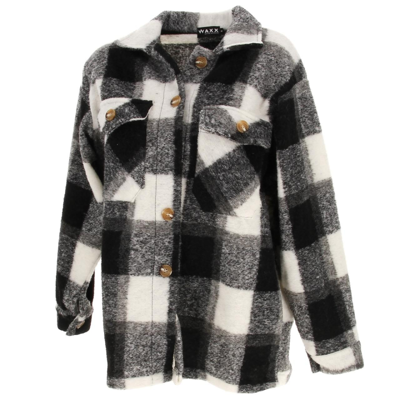 Surchemise épaisse lindy noir femme - Waxx